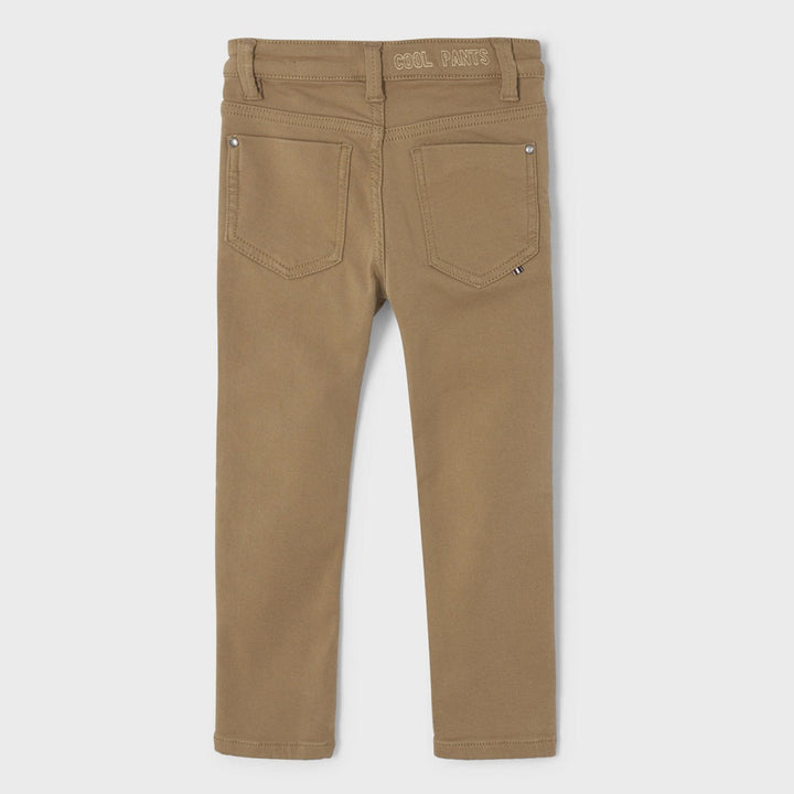 Mayoral 04591-022 Soft Slit Fit Pants (Cookie)-Apparel-Mayoral--babyandme.ca