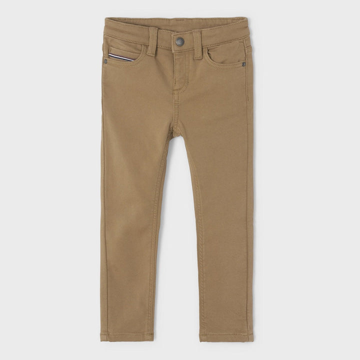 Mayoral 04591-022 Soft Slit Fit Pants (Cookie)-Apparel-Mayoral--babyandme.ca