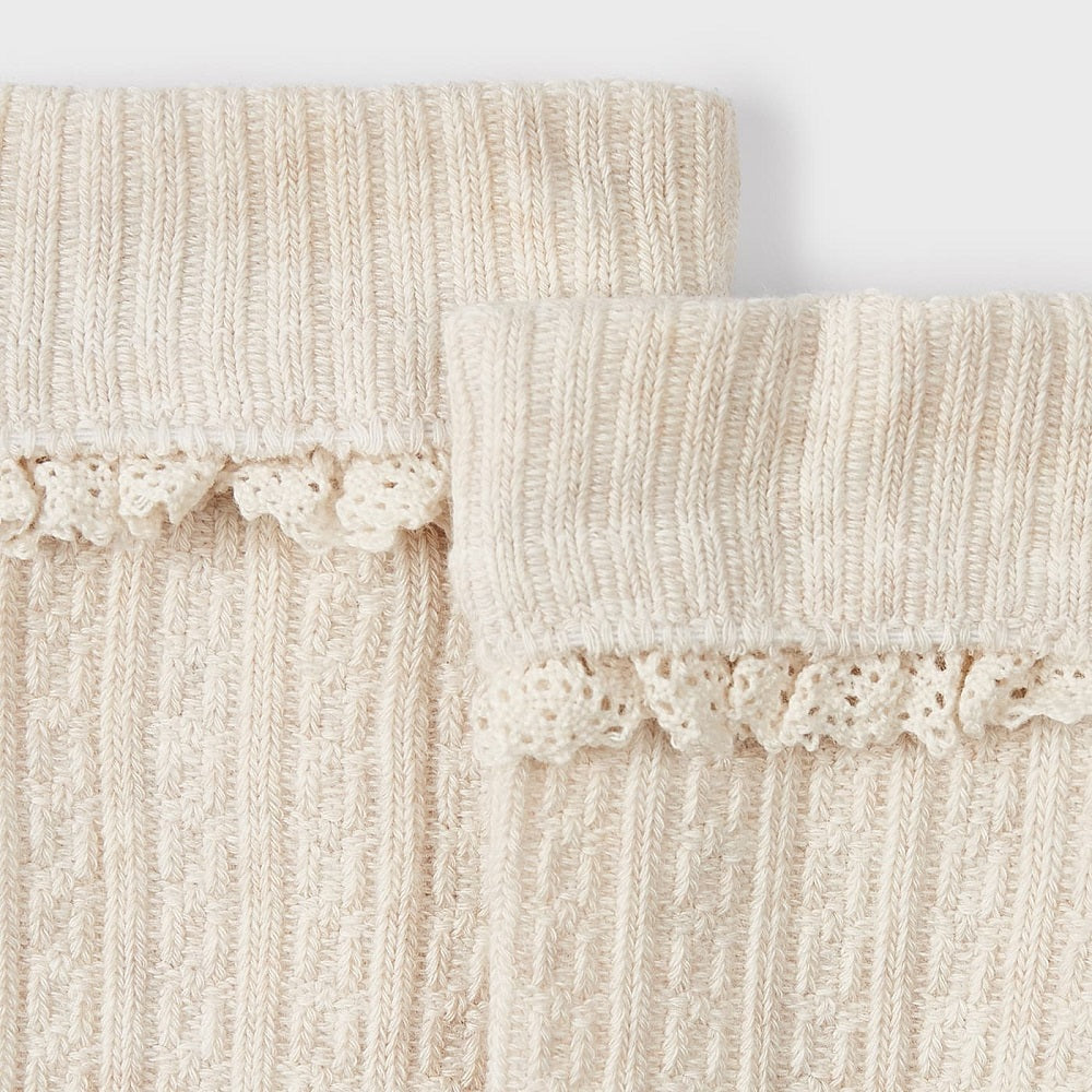 Mayoral 10324-045 High Socks (Sepia)-Apparel-Mayoral--babyandme.ca