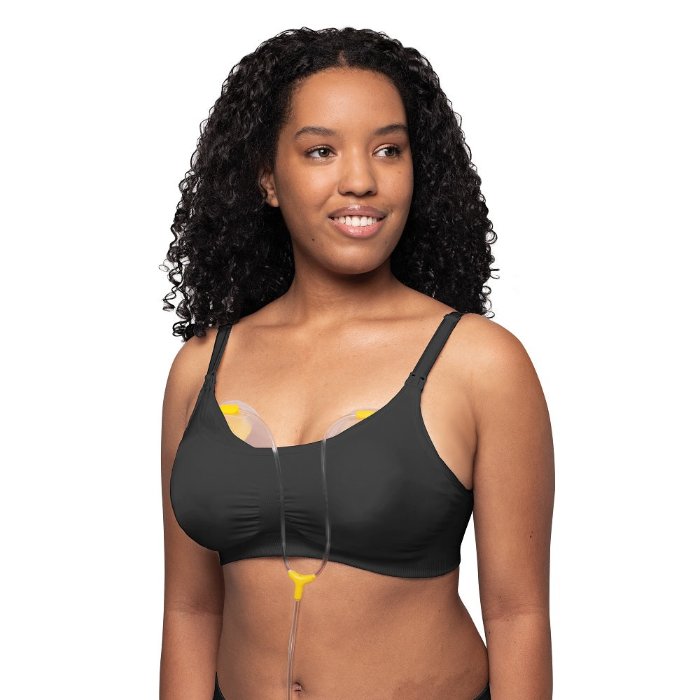 Medela 3 in 1 Nursing & Pumping Bra Black Large