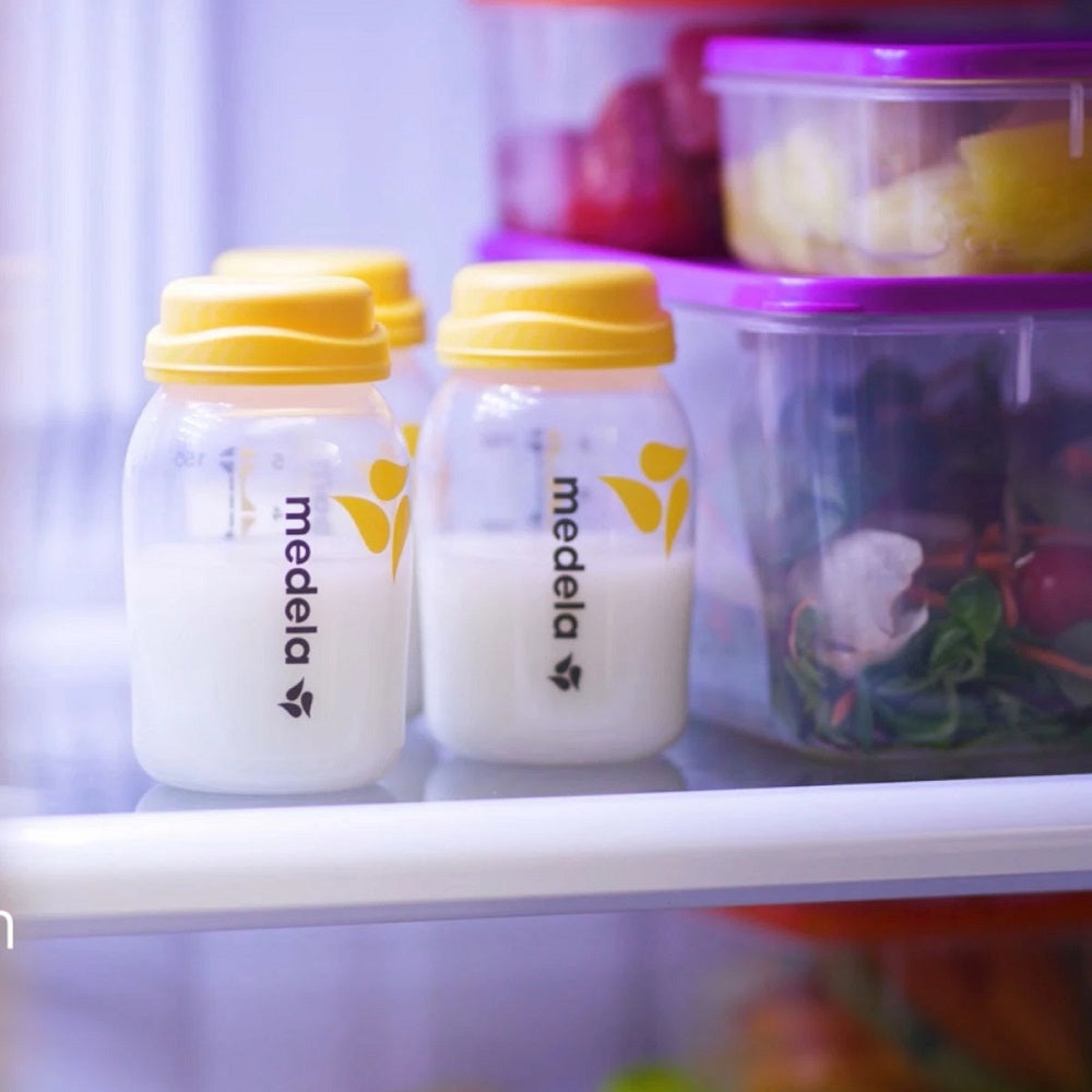 Medela Breast Milk Bottle & Nipple Set 3-Pack (150 ml)-Feeding-Medela-031492-babyandme.ca