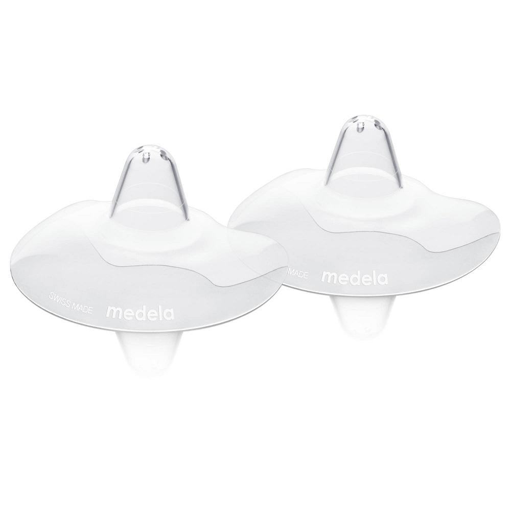 Medela Contact Nipple Shields & Case (Large/24mm)-Feeding-Medela-026258 24mm-babyandme.ca