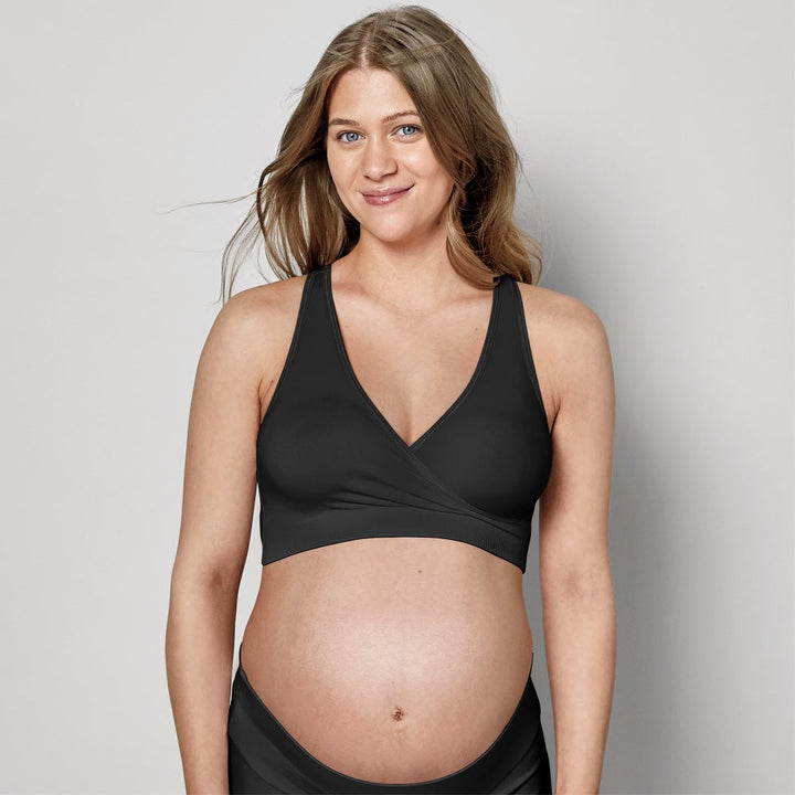 Medela Keep Cool Sleep Bra (Black)-Apparel-Medela--babyandme.ca