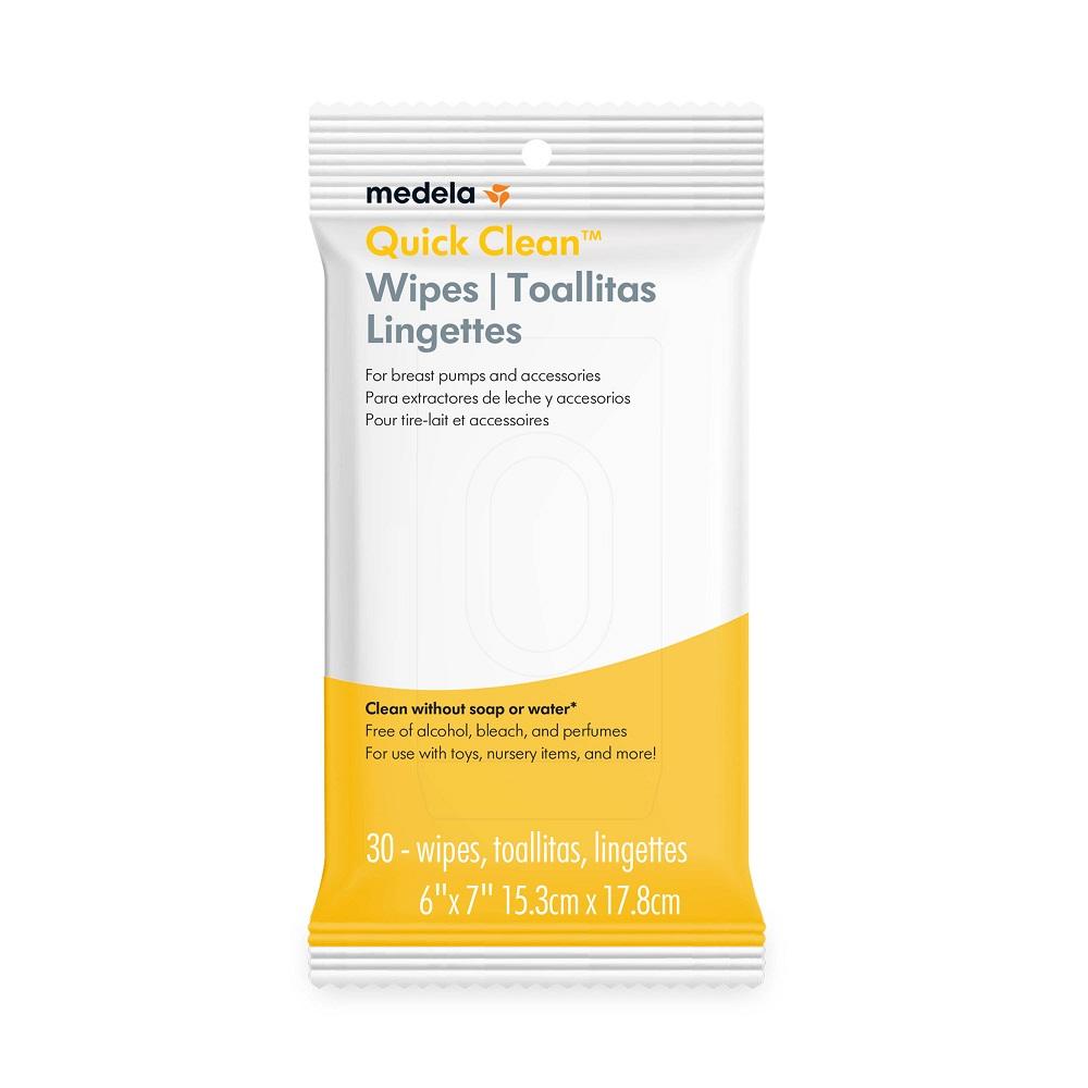 Medela Quick Clean Wipes (30 Count)-Feeding-Medela-030510 30ct-babyandme.ca