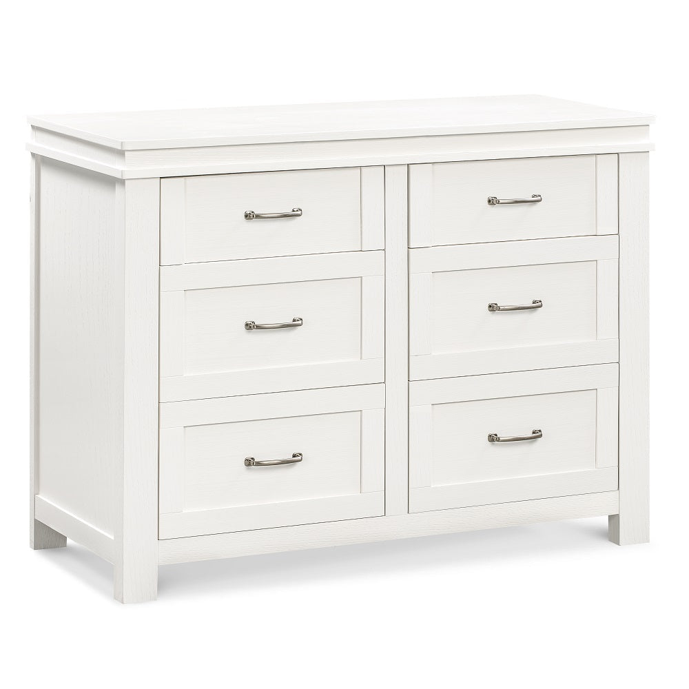 Million Dollar Baby Wesley Farmhouse 6-Drawer Dresser (Heirloom White) SPECIAL ORDER-Nursery-Million Dollar Baby-030948 WH-babyandme.ca