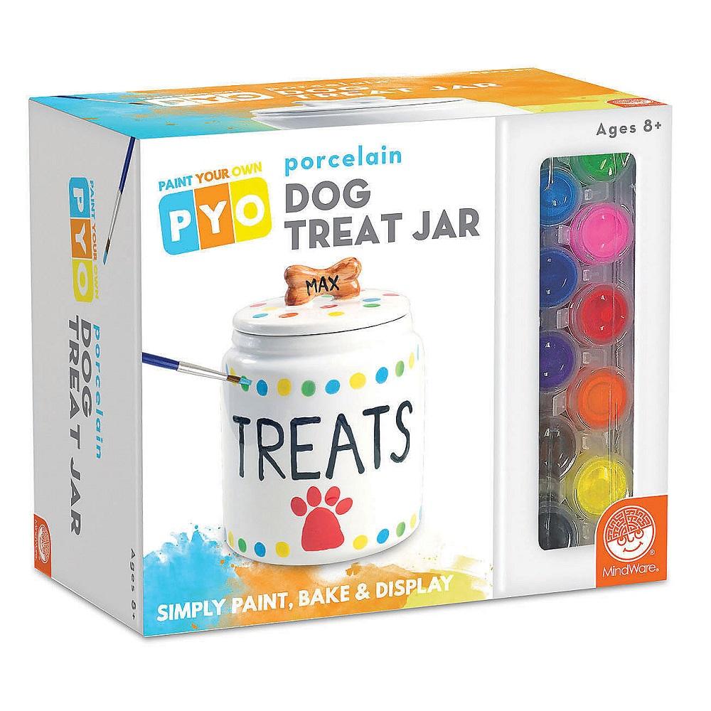 Mindware Paint Your Own Porcelain (Dog Treat Jar)-Toys & Learning-Mindware-009449 DJ-babyandme.ca