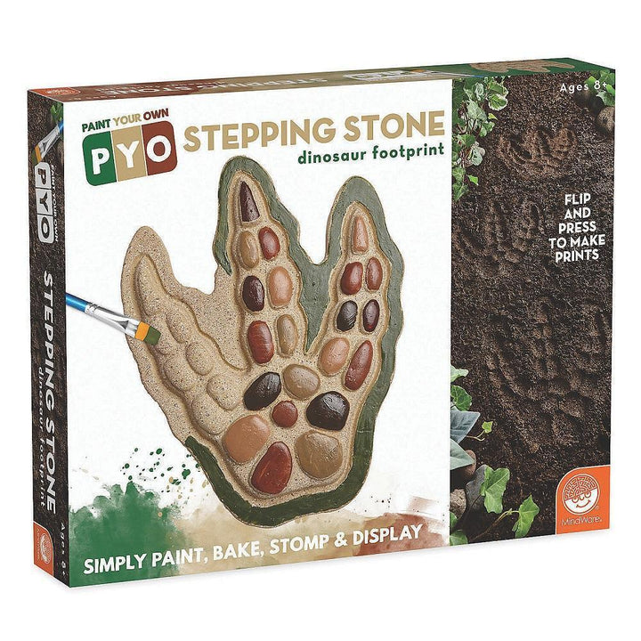 Mindware Paint Your Own Stepping Stone (Dinosaur Footprint)-Toys & Learning-Mindware-027629 DN-babyandme.ca