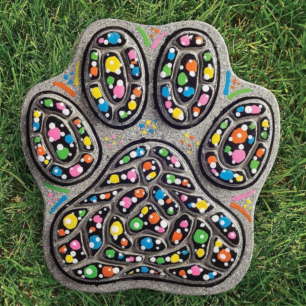 Mindware Paint Your Own Stepping Stone (Paw Print)-Toys & Learning-Mindware-027629 PP-babyandme.ca