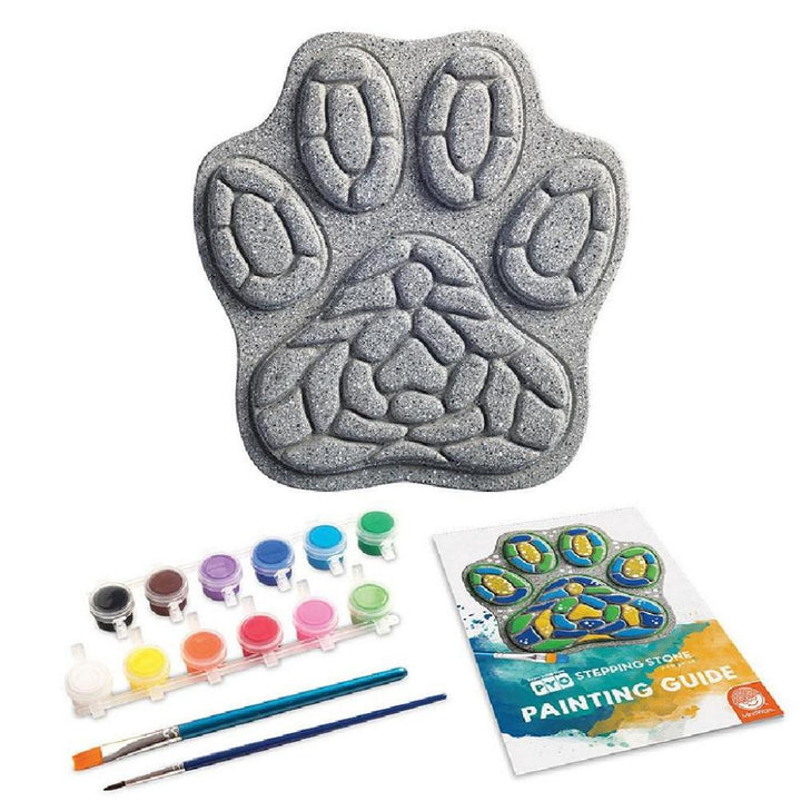 Mindware Paint Your Own Stepping Stone (Paw Print)-Toys & Learning-Mindware-027629 PP-babyandme.ca