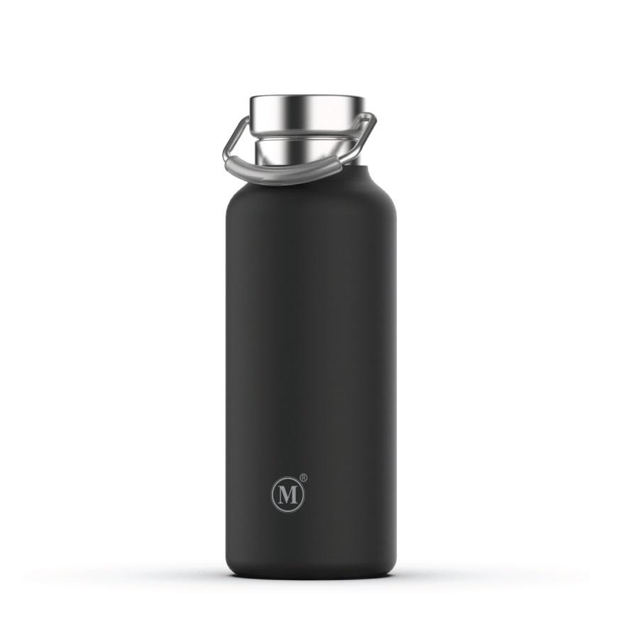 Minimal Insulated Flask 500 ml (Black)-Feeding-Minimal-030390 BK-babyandme.ca