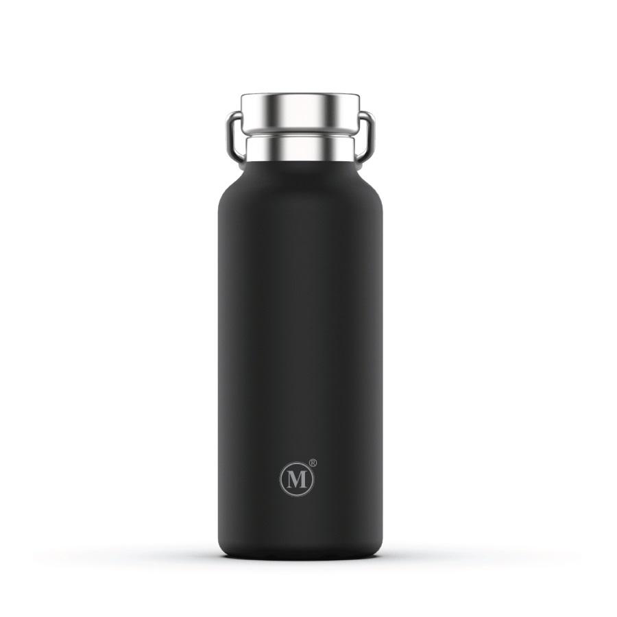 Minimal Insulated Flask 500 ml (Black)-Feeding-Minimal-030390 BK-babyandme.ca