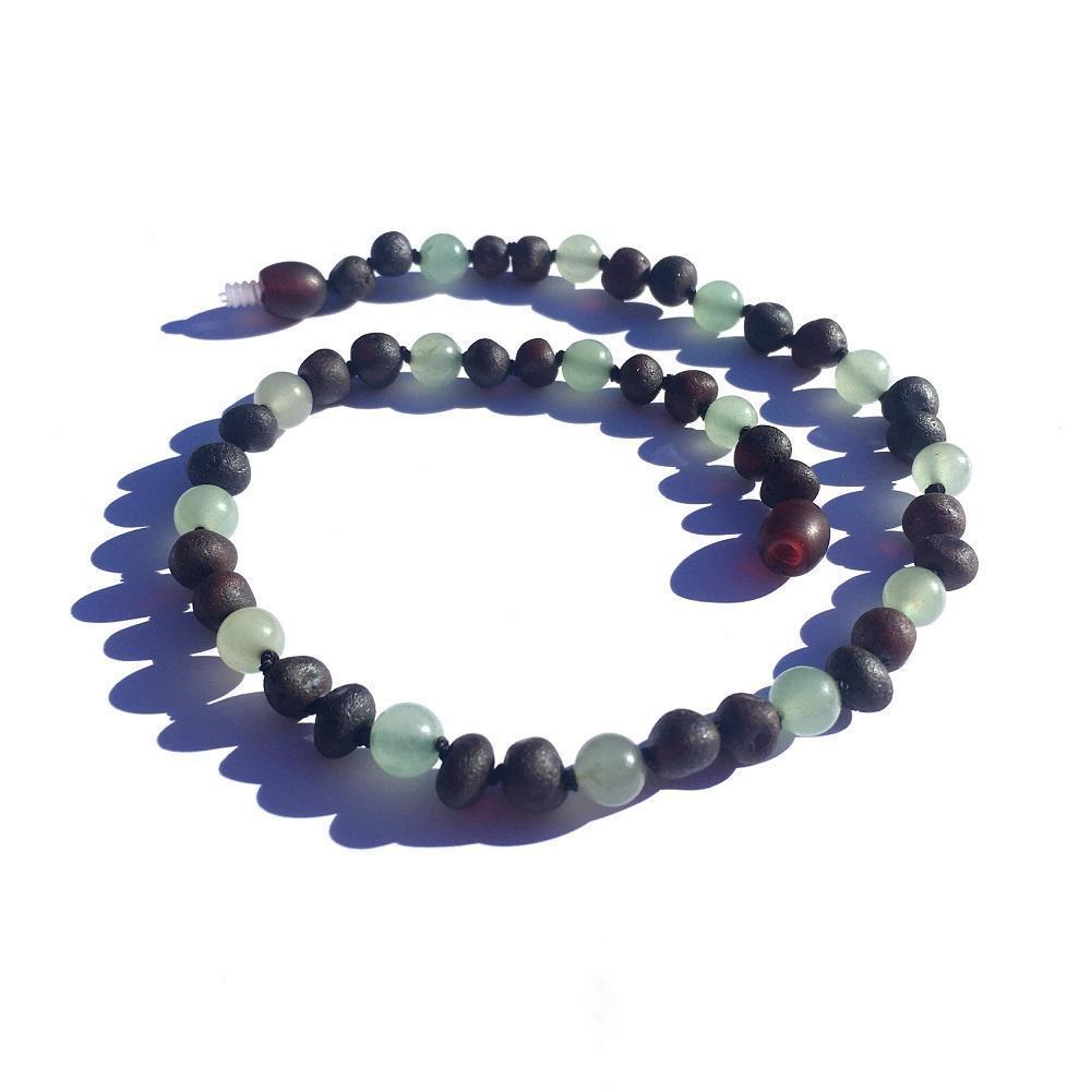 Momma Goose Baltic Amber Teething Necklace (Aloe)-Health-Momma Goose-025049 AL-babyandme.ca