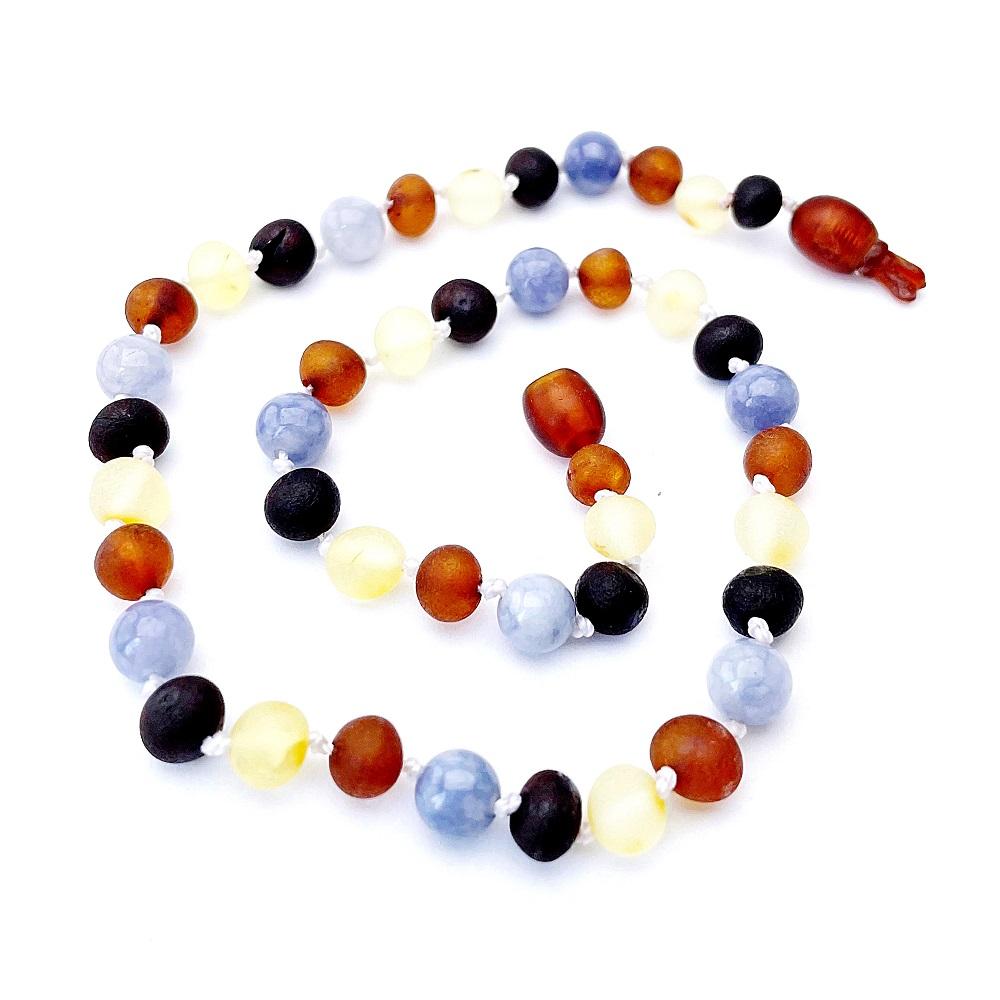 Momma Goose Baltic Amber Teething Necklace (Diavolo)-Health-Momma Goose-025049 DV-babyandme.ca