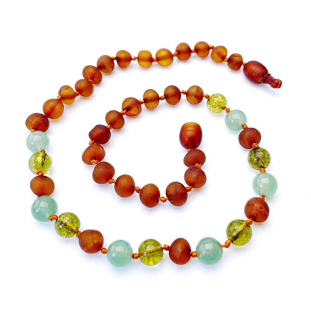 Momma Goose Baltic Amber Teething Necklace (Fitzsimmons)-Health-Momma Goose-025049 FS-babyandme.ca