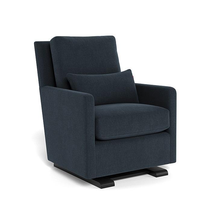 Monte Como Glider (Espresso Base) SPECIAL ORDER-Nursery-Monte Design-Performance Heathered: Deep Navy-010886 ES NY-babyandme.ca