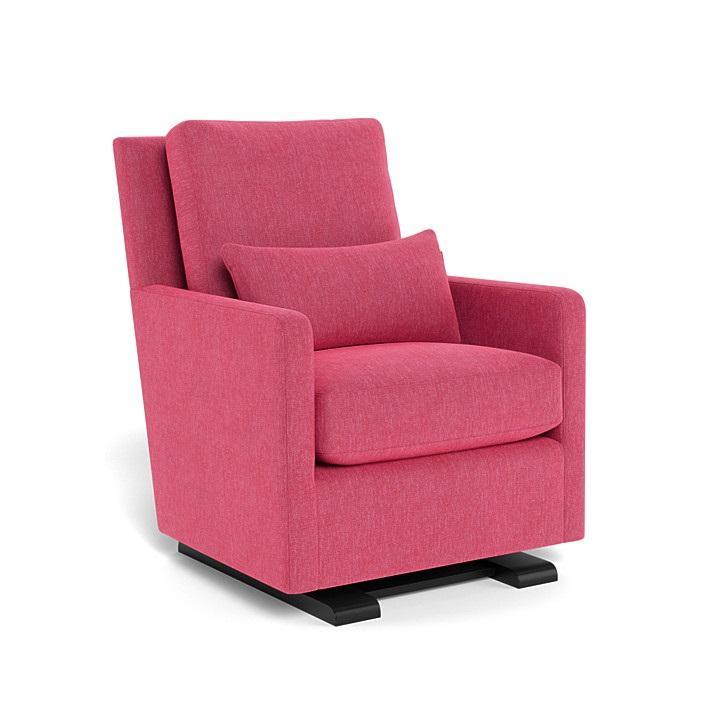 Monte Como Glider (Espresso Base) SPECIAL ORDER-Nursery-Monte Design-Performance Heathered: Hot Pink-010886 ES HP-babyandme.ca