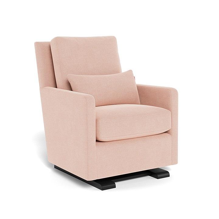 Monte Como Glider (Espresso Base) SPECIAL ORDER-Nursery-Monte Design-Performance Heathered: Petal Pink-010886 ES PP-babyandme.ca