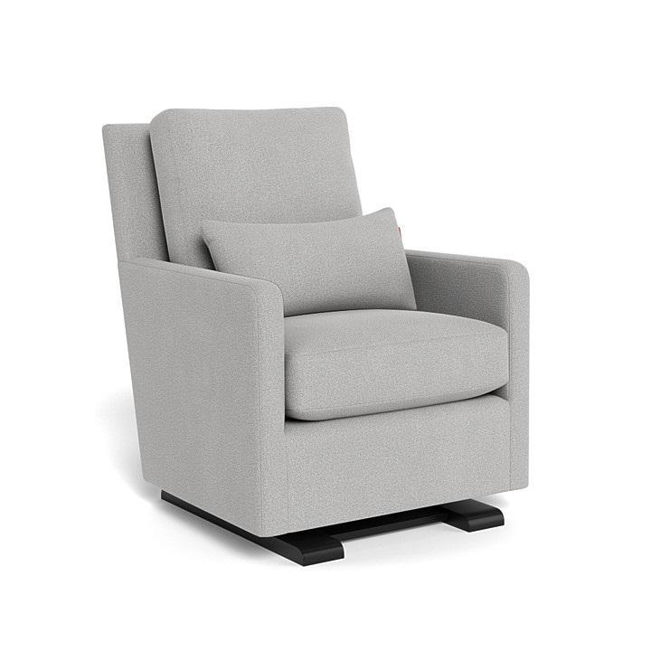 Monte Como Glider (Espresso Base) SPECIAL ORDER-Nursery-Monte Design-Performance Weave: Cloud Grey-010886 ES CG-babyandme.ca