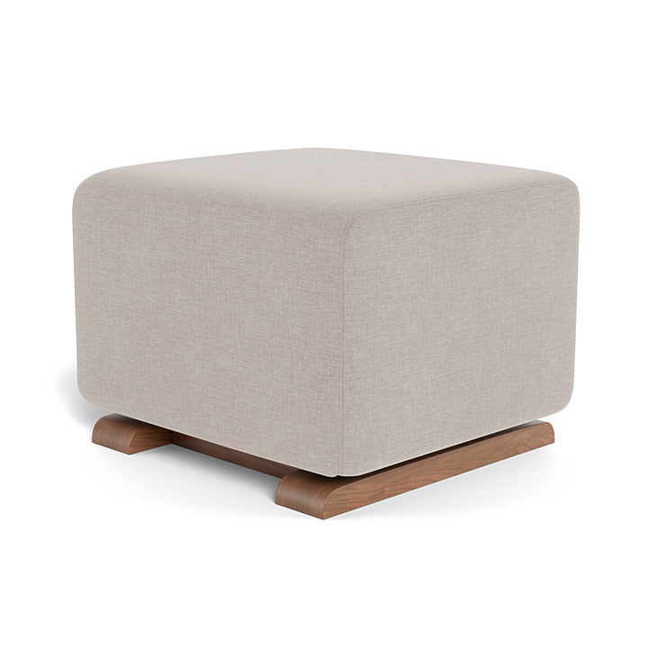 Monte Como Ottoman (Walnut Base) SPECIAL ORDER-Nursery-Monte Design-Performance Heathered: Sand-010887 WN SA-babyandme.ca