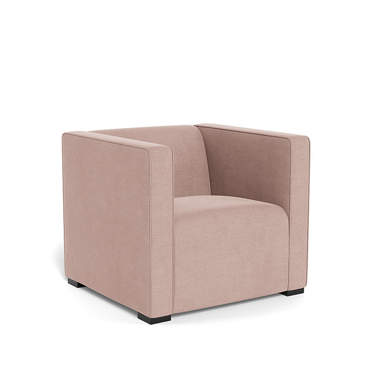 Monte Cub Chair (Espresso Base) SPECIAL ORDER-Nursery-Monte Design-Brushed Cotton-Linen: Blush-031623 ES BS-babyandme.ca