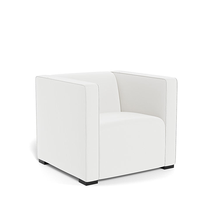 Monte Cub Chair (Espresso Base) SPECIAL ORDER-Nursery-Monte Design-Enviroleather: White-031623 ES WH-babyandme.ca