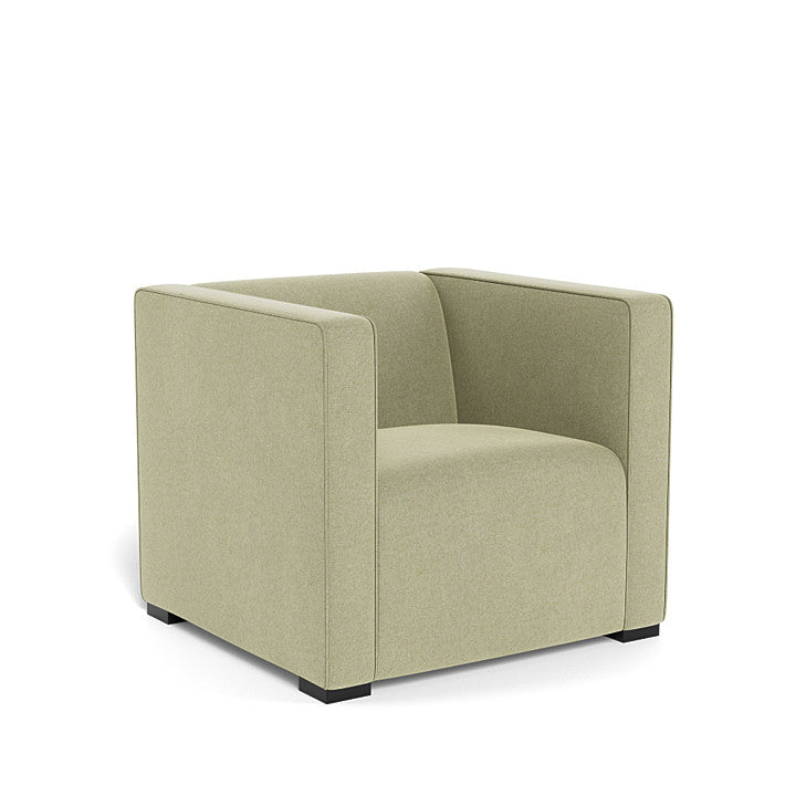 Monte Cub Chair (Espresso Base) SPECIAL ORDER-Nursery-Monte Design-Performance Heathered: Sage Green-031623 ES SG-babyandme.ca