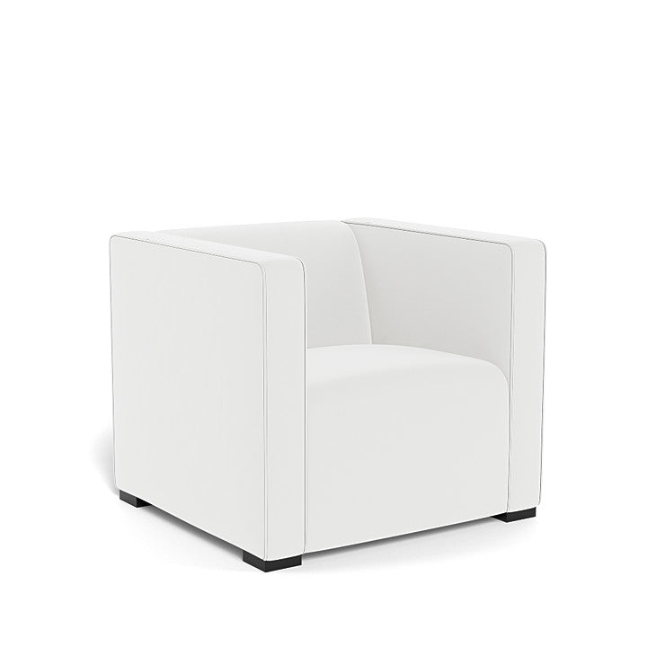 Monte Cub Chair (Espresso Base) SPECIAL ORDER-Nursery-Monte Design-Performance Microfiber: White-031623 ES MW-babyandme.ca