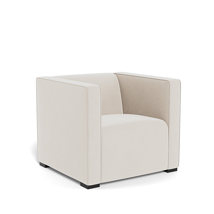 Monte Cub Chair (Espresso Base) SPECIAL ORDER-Nursery-Monte Design-Performance Velvet: Stone Velvet-031623 ES SV-babyandme.ca