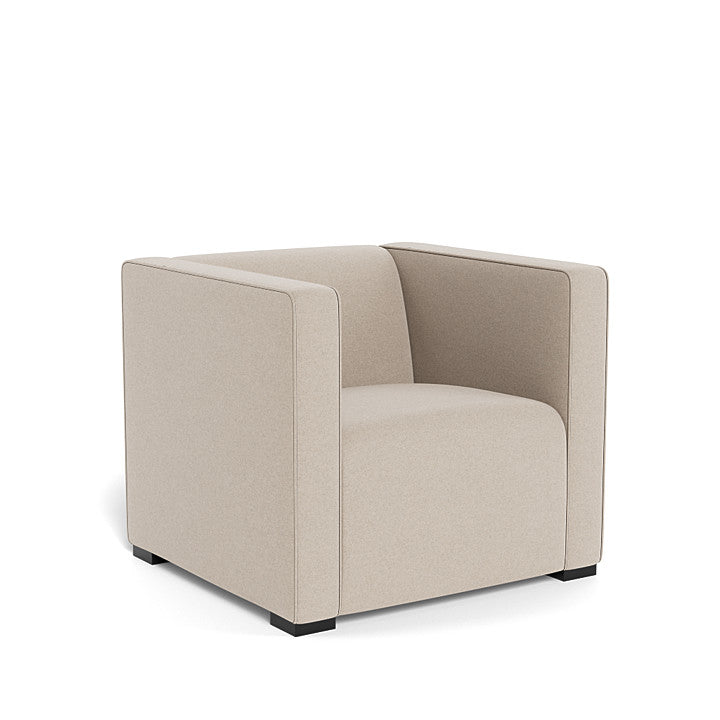 Monte Cub Chair (Espresso Base) SPECIAL ORDER-Nursery-Monte Design-Premium Wool: Oatmeal Italian Wool-031623 ES OM-babyandme.ca