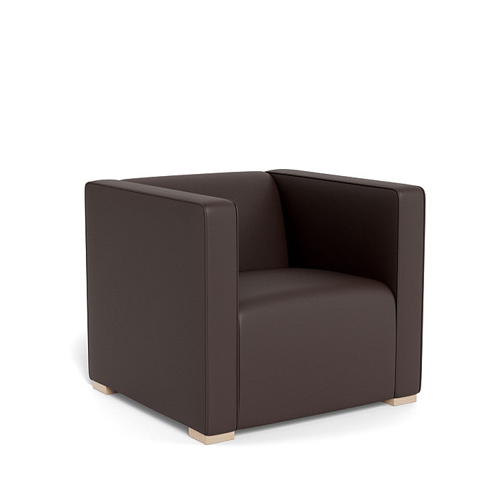 Monte Cub Chair (Maple Base) SPECIAL ORDER-Nursery-Monte Design-Enviroleather: Brown-031623 MP BN-babyandme.ca