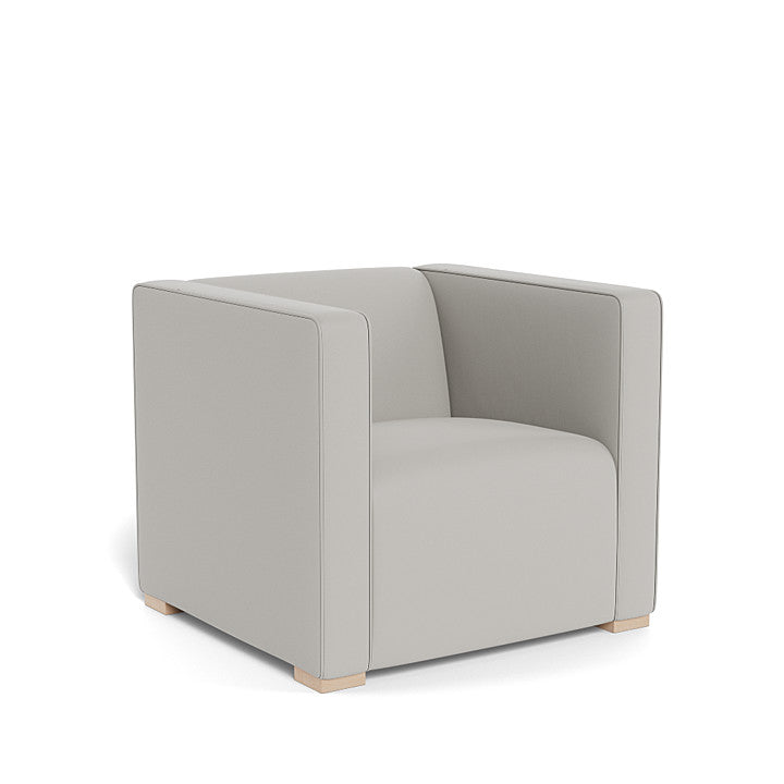 Monte Cub Chair (Maple Base) SPECIAL ORDER-Nursery-Monte Design-Enviroleather: Grey-031623 MP GY-babyandme.ca