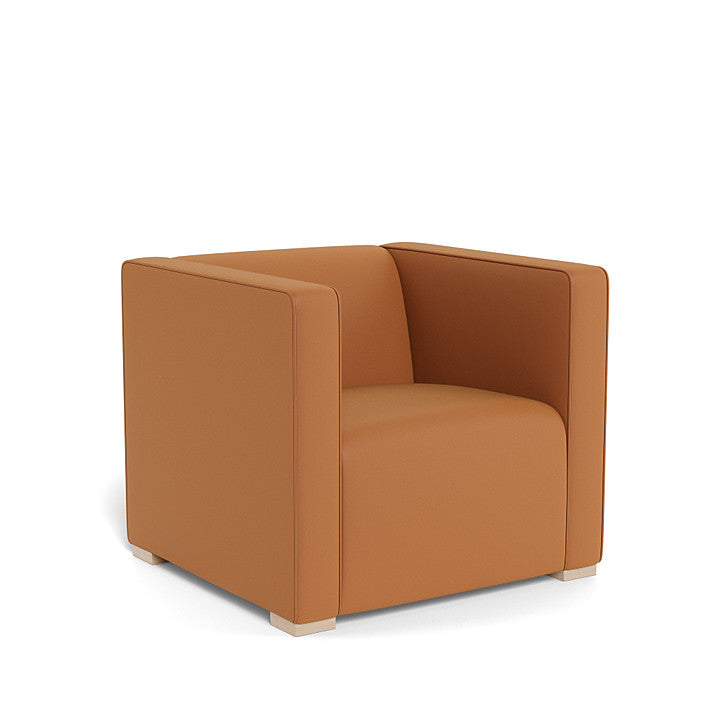 Monte Cub Chair (Maple Base) SPECIAL ORDER-Nursery-Monte Design-Enviroleather: Tan-031623 MP TN-babyandme.ca