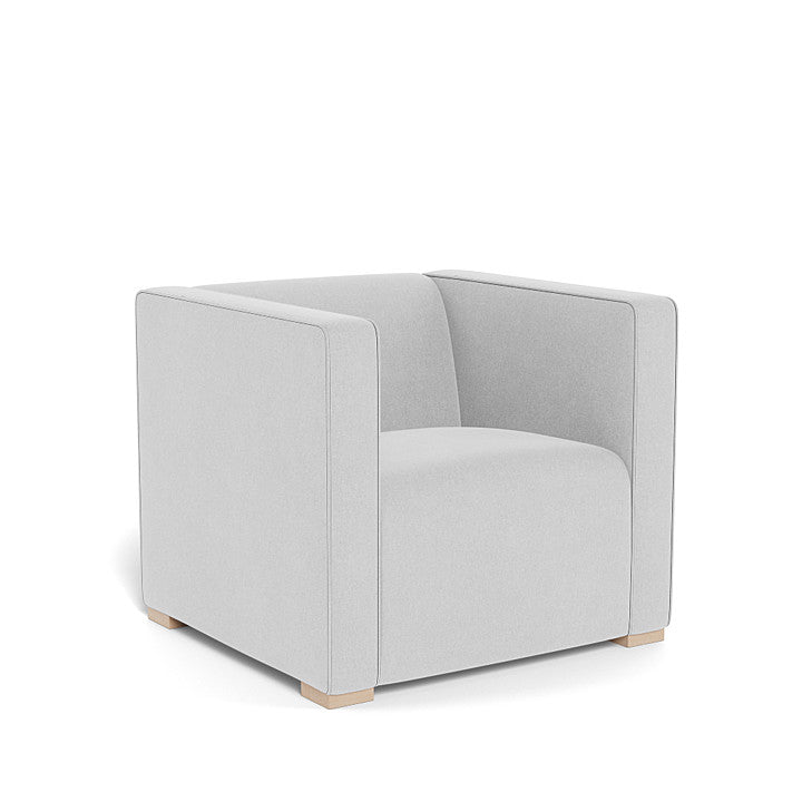 Monte Cub Chair (Maple Base) SPECIAL ORDER-Nursery-Monte Design-Performance Heathered: Ash-031623 MP AS-babyandme.ca