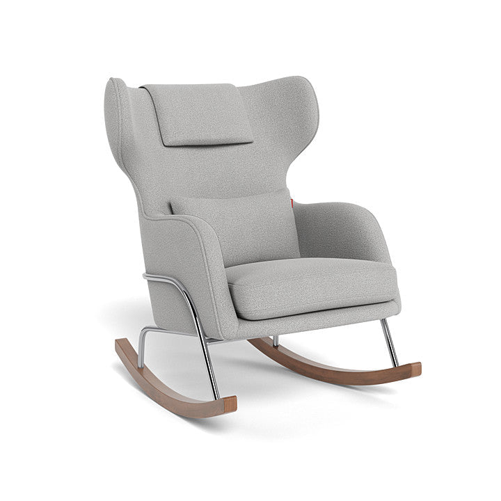 Monte Grand Jackson Rocker (Chrome Frame) SPECIAL ORDER-Nursery-Monte Design-Performance Weave: Cloud Grey-028068 CM CG-babyandme.ca