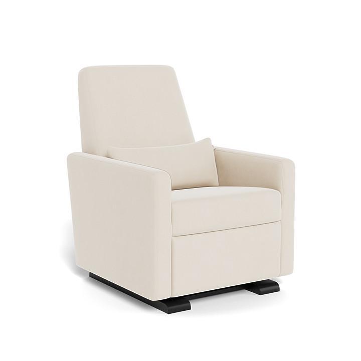 Monte Grano Glider Recliner (Espresso Base) SPECIAL ORDER-Nursery-Monte Design-Brushed Cotton-Linen: Beach-011163 ES BE-babyandme.ca