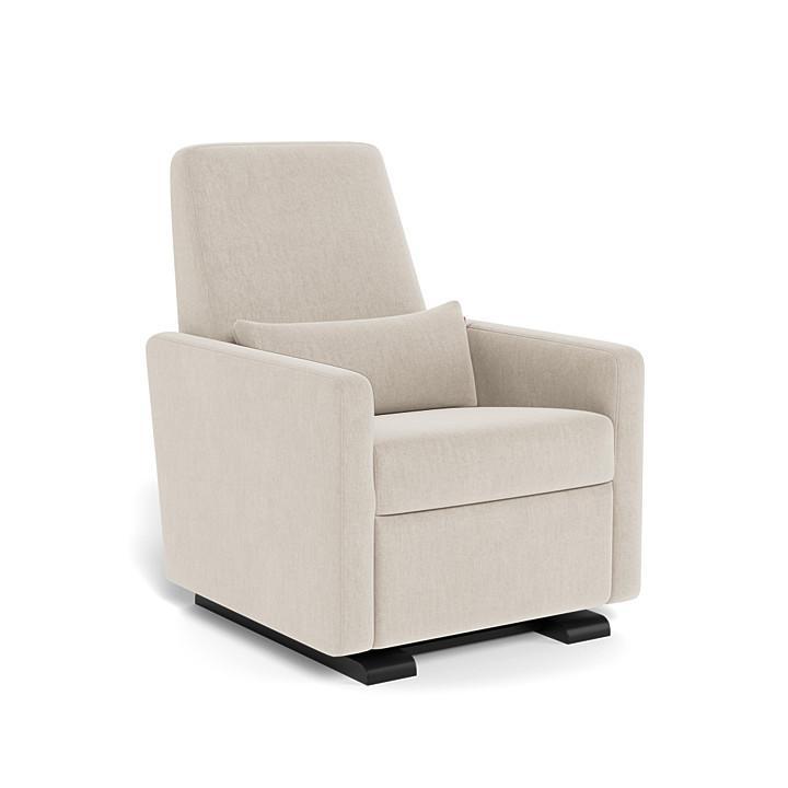 Monte Grano Glider Recliner (Espresso Base) SPECIAL ORDER-Nursery-Monte Design-Performance Heathered: Dune-011163 ES DN-babyandme.ca