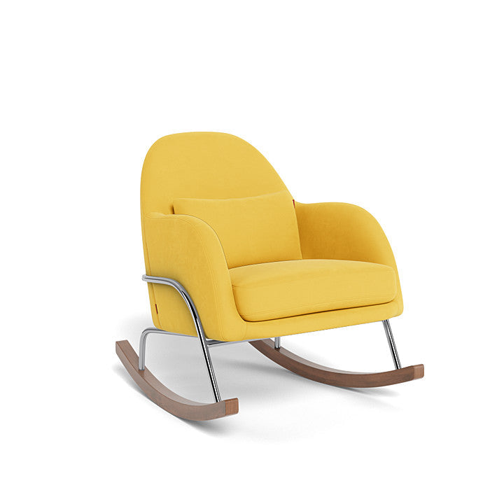 Monte Jackie Rocker (Chrome Frame) SPECIAL ORDER-Nursery-Monte Design-Performance Microfiber: Yellow-026057 CM MY-babyandme.ca