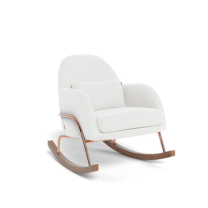Monte Jackie Rocker (Rose Gold Copper Frame) SPECIAL ORDER-Nursery-Monte Design-Enviroleather: White-026057 RC WH-babyandme.ca