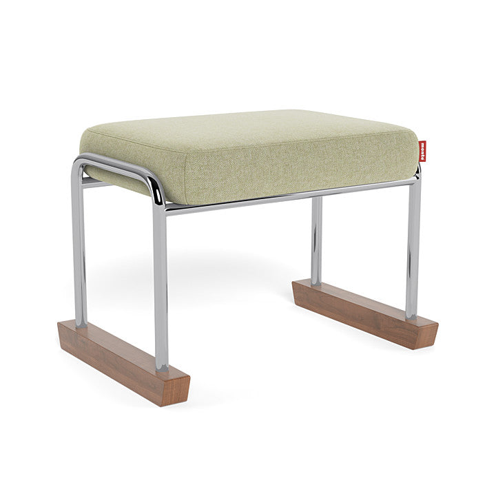 Monte Jackson Collection Ottoman (Chrome Frame) SPECIAL ORDER-Nursery-Monte Design-Performance Heathered: Sage Green-011154 CM SG-babyandme.ca