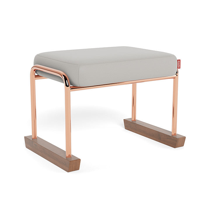 Monte Jackson Collection Ottoman (Rose Gold Copper Frame) SPECIAL ORDER-Nursery-Monte Design-Enviroleather: Grey-011154 RC GY-babyandme.ca