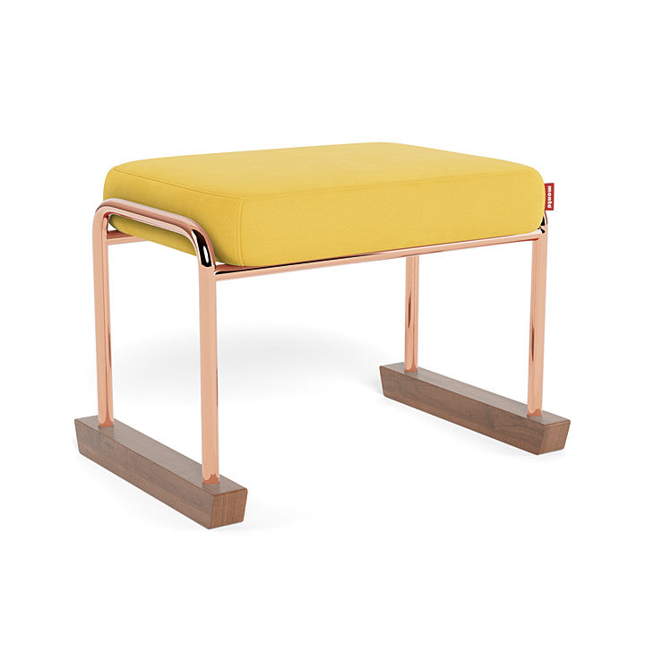 Monte Jackson Collection Ottoman (Rose Gold Copper Frame) SPECIAL ORDER-Nursery-Monte Design-Performance Microfiber: Yellow-011154 RC MY-babyandme.ca