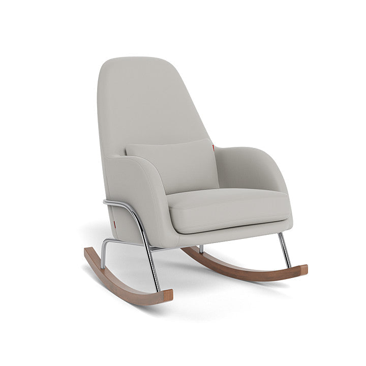 Monte Jackson Rocker (Chrome Frame) SPECIAL ORDER-Nursery-Monte Design-Enviroleather: Grey-011153 CM GY-babyandme.ca