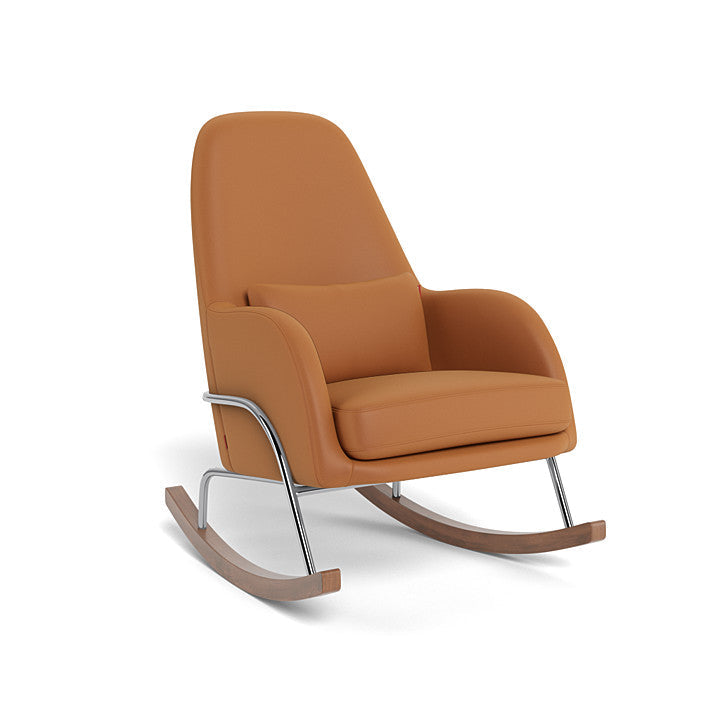 Monte Jackson Rocker (Chrome Frame) SPECIAL ORDER-Nursery-Monte Design-Enviroleather: Tan-011153 CM TN-babyandme.ca