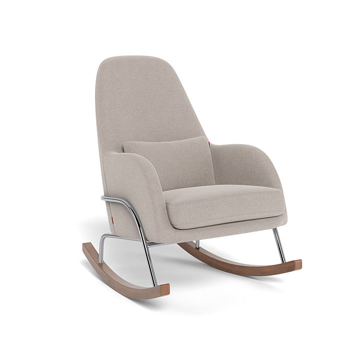 Monte Jackson Rocker (Chrome Frame) SPECIAL ORDER-Nursery-Monte Design-Performance Heathered: Sand-011153 CM SA-babyandme.ca