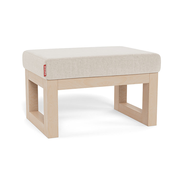 Monte Joya Ottoman (Maple Base) SPECIAL ORDER-Nursery-Monte Design-Performance Heathered: Dune-030006 MP DN-babyandme.ca