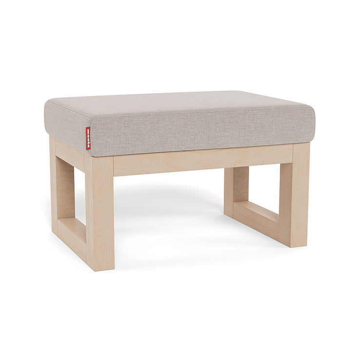 Monte Joya Ottoman (Maple Base) SPECIAL ORDER-Nursery-Monte Design-Performance Heathered: Sand-030006 MP SA-babyandme.ca