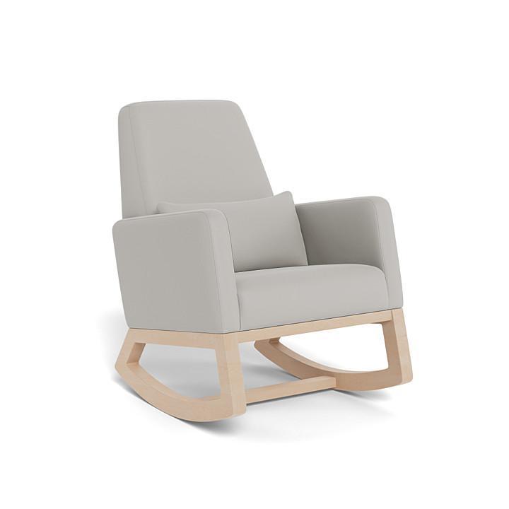 Monte Joya Rocker (Maple Base) SPECIAL ORDER-Nursery-Monte Design-Enviroleather: Grey-011167 MP GY-babyandme.ca