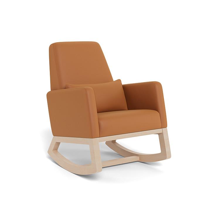 Monte Joya Rocker (Maple Base) SPECIAL ORDER-Nursery-Monte Design-Enviroleather: Tan-011167 MP TN-babyandme.ca