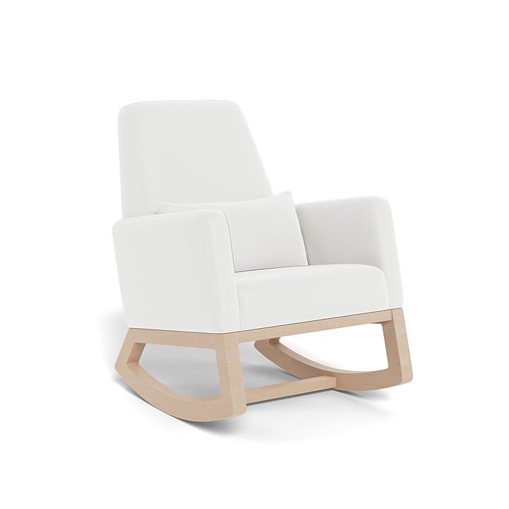 Monte Joya Rocker (Maple Base) SPECIAL ORDER-Nursery-Monte Design-Enviroleather: White-011167 MP WH-babyandme.ca