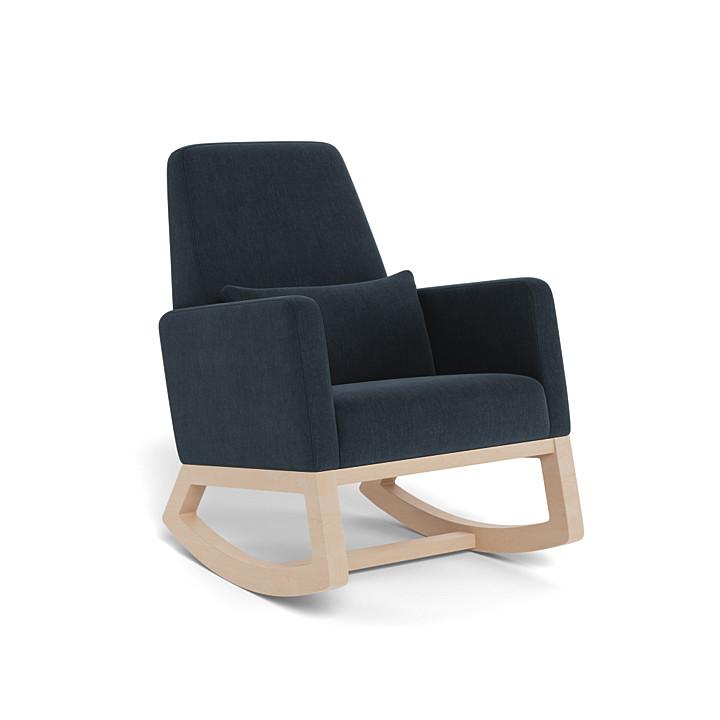 Monte Joya Rocker (Maple Base) SPECIAL ORDER-Nursery-Monte Design-Performance Heathered: Deep Navy-011167 MP NY-babyandme.ca